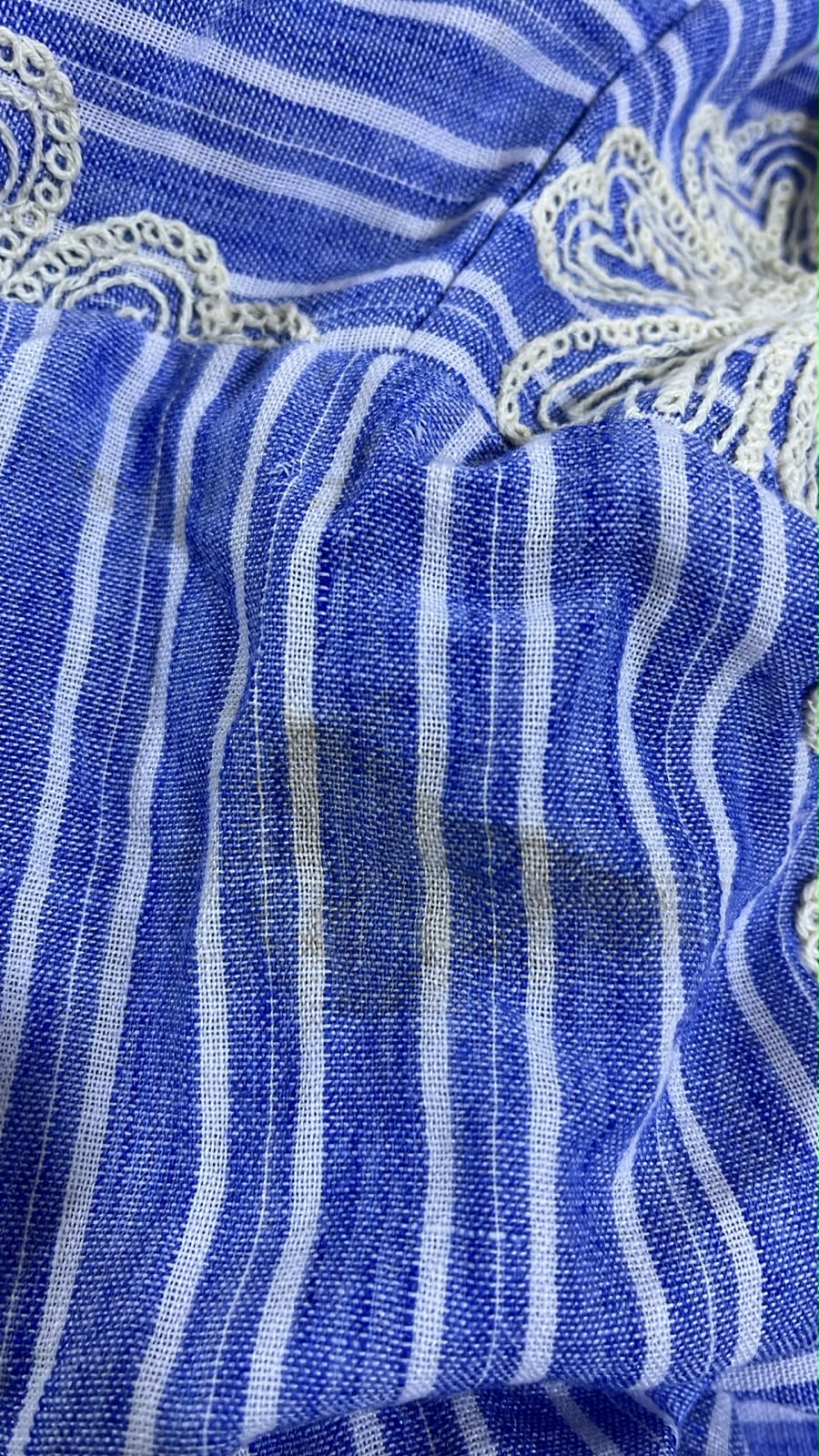 Embroidered Linen Shirt Dress-(ELD02)