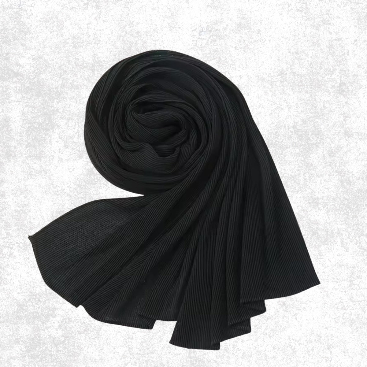 Kuwaiti Lycra Veil  - Black