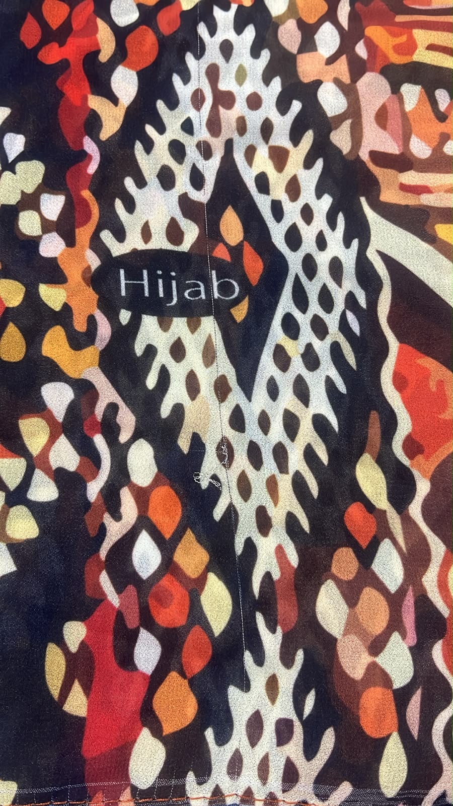 Patterned Chiffon Veil - ( Out-OR01)