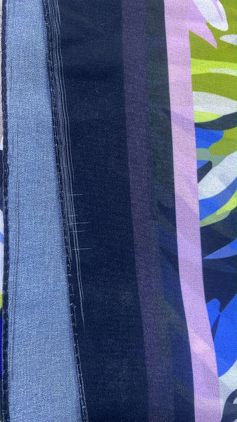 Patterned Chiffon Veil - (Out-PR06)