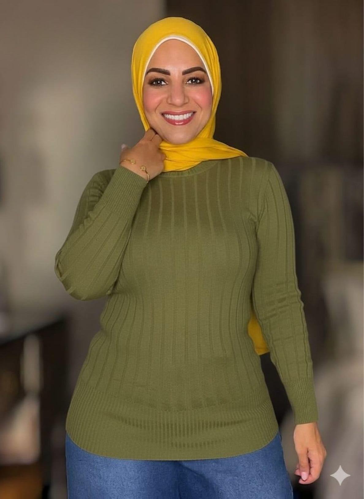 Striped highcool- Olive (Sh-07)