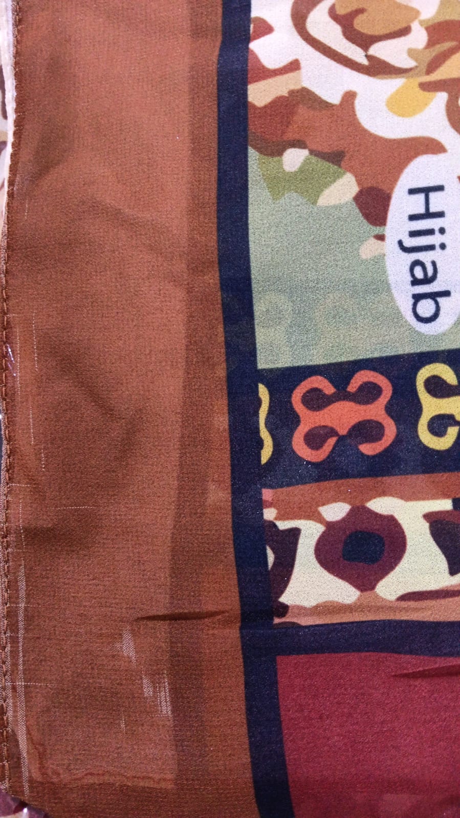 Patterned Chiffon Veil - (Out-TO03)