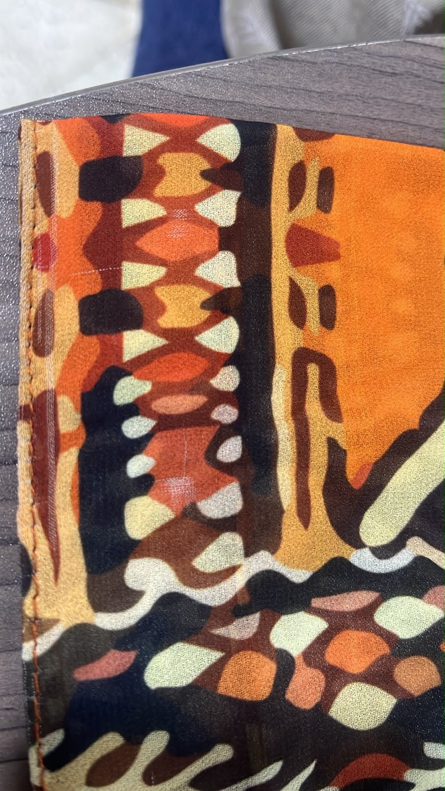Patterned Chiffon Veil - (Out-OR10)