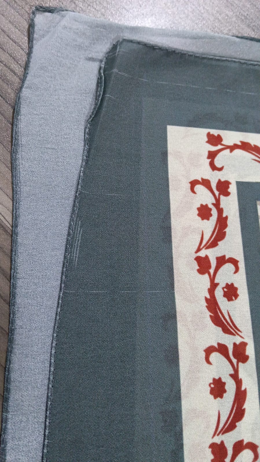 Patterned Chiffon Veil - (Out-PYL06)