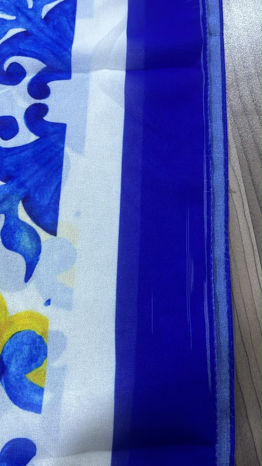 Patterned Chiffon Veil - ( Out-RO07)