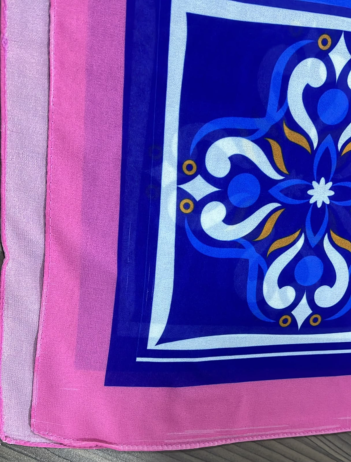 Patterned Chiffon Veil - (Out-PIR04)