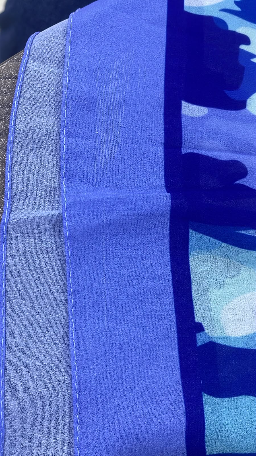 Patterned Chiffon Veil - (Out-BB03)