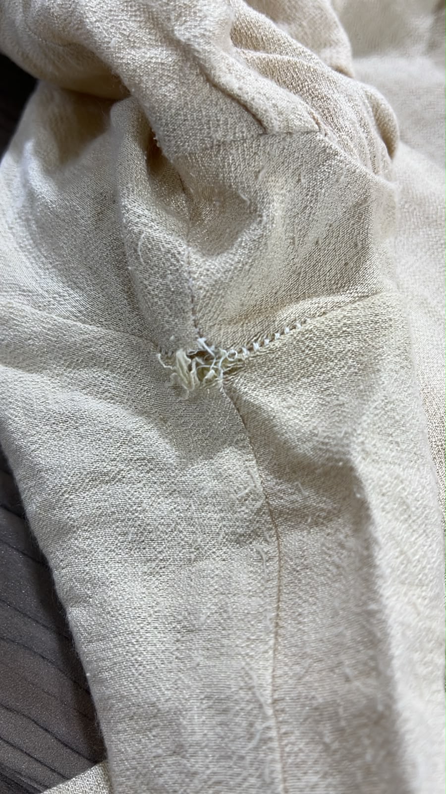 Linen dress - Beige ( LFD03)