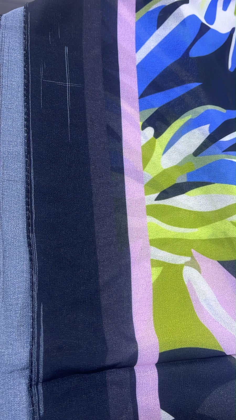 Patterned Chiffon Veil - ( Out-PR04)