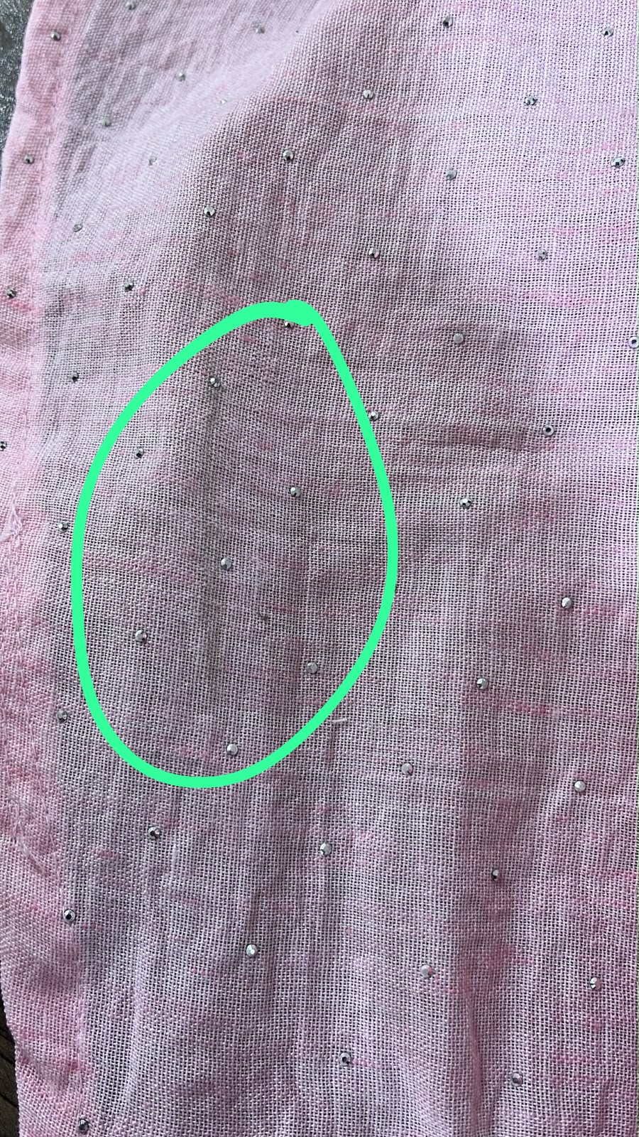 Strass Linen Shirt - Pink (SLP05)