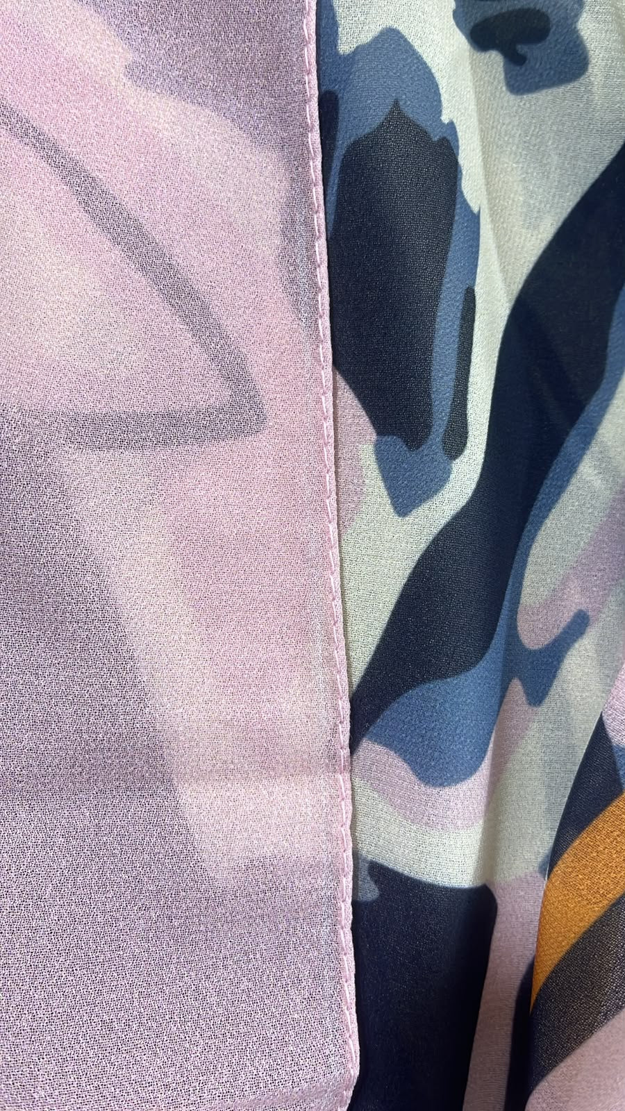 Patterned Chiffon Veil - ( Out-OWP02)