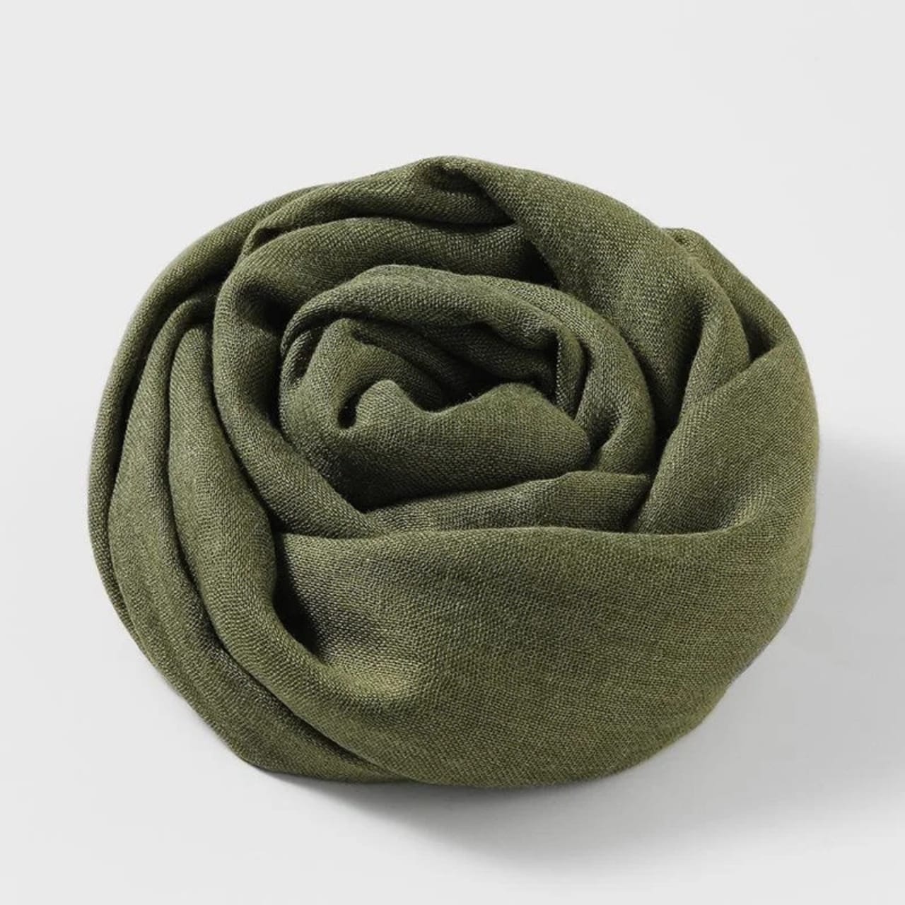 Plain Cotton Sponge  - Olive