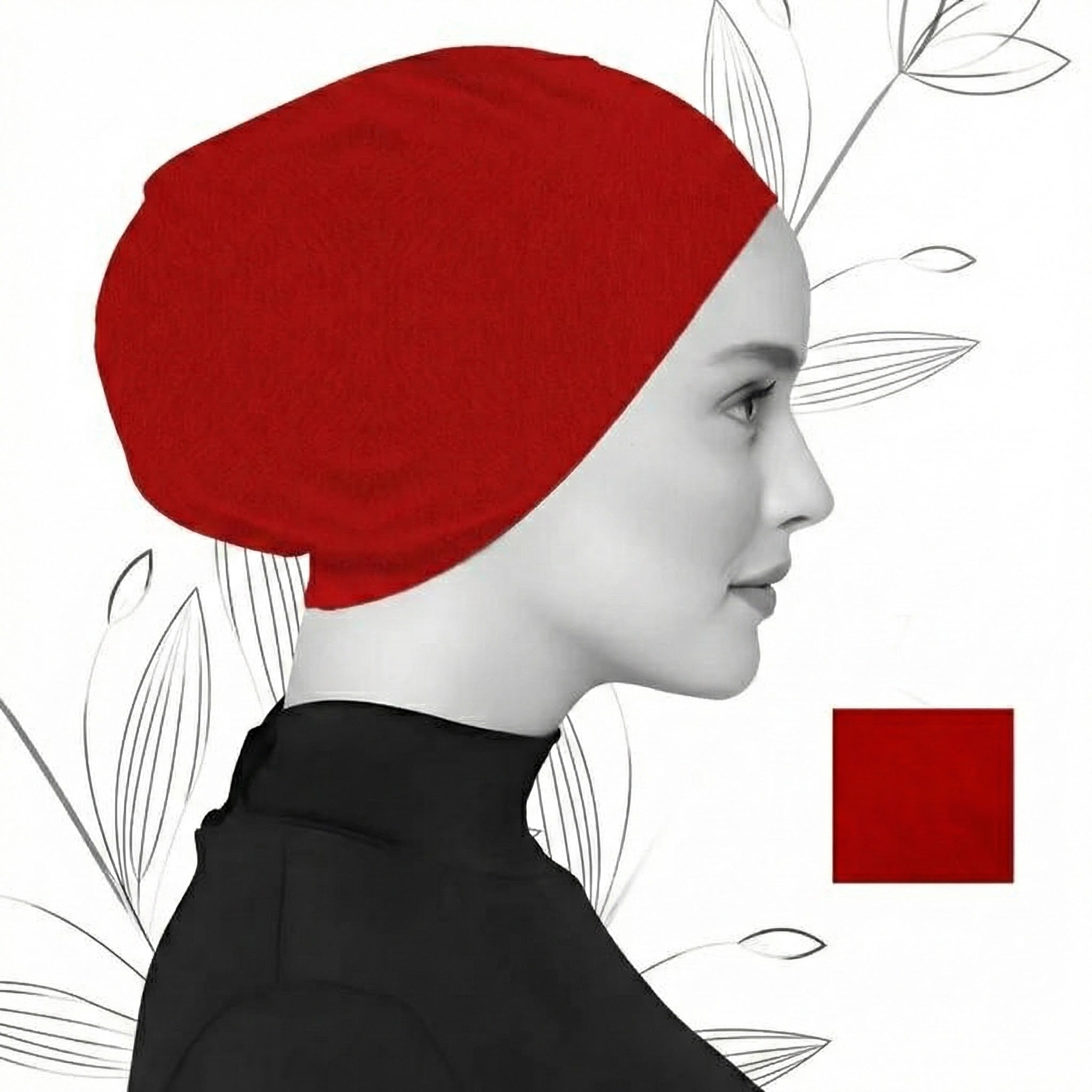 No-thread Bandana Maroon