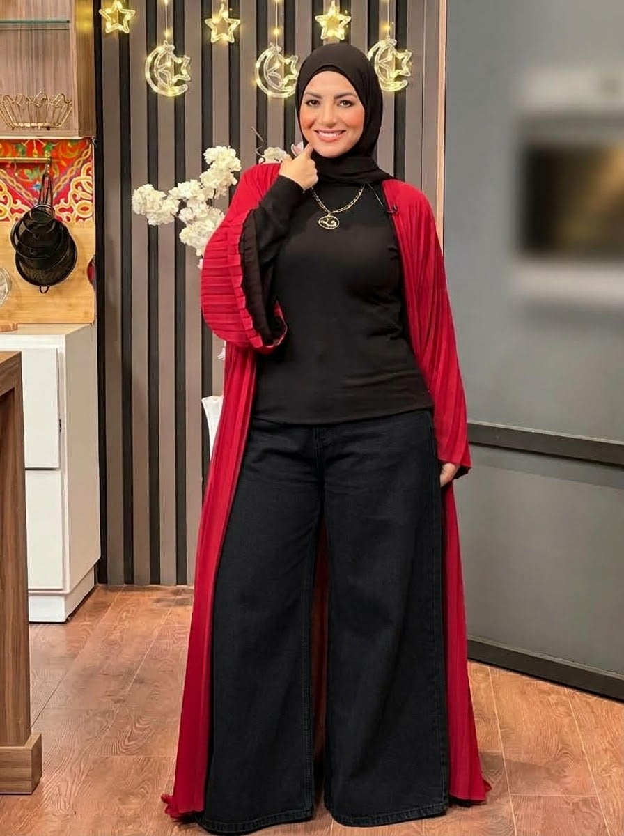 Wide Leg Jeans - Black