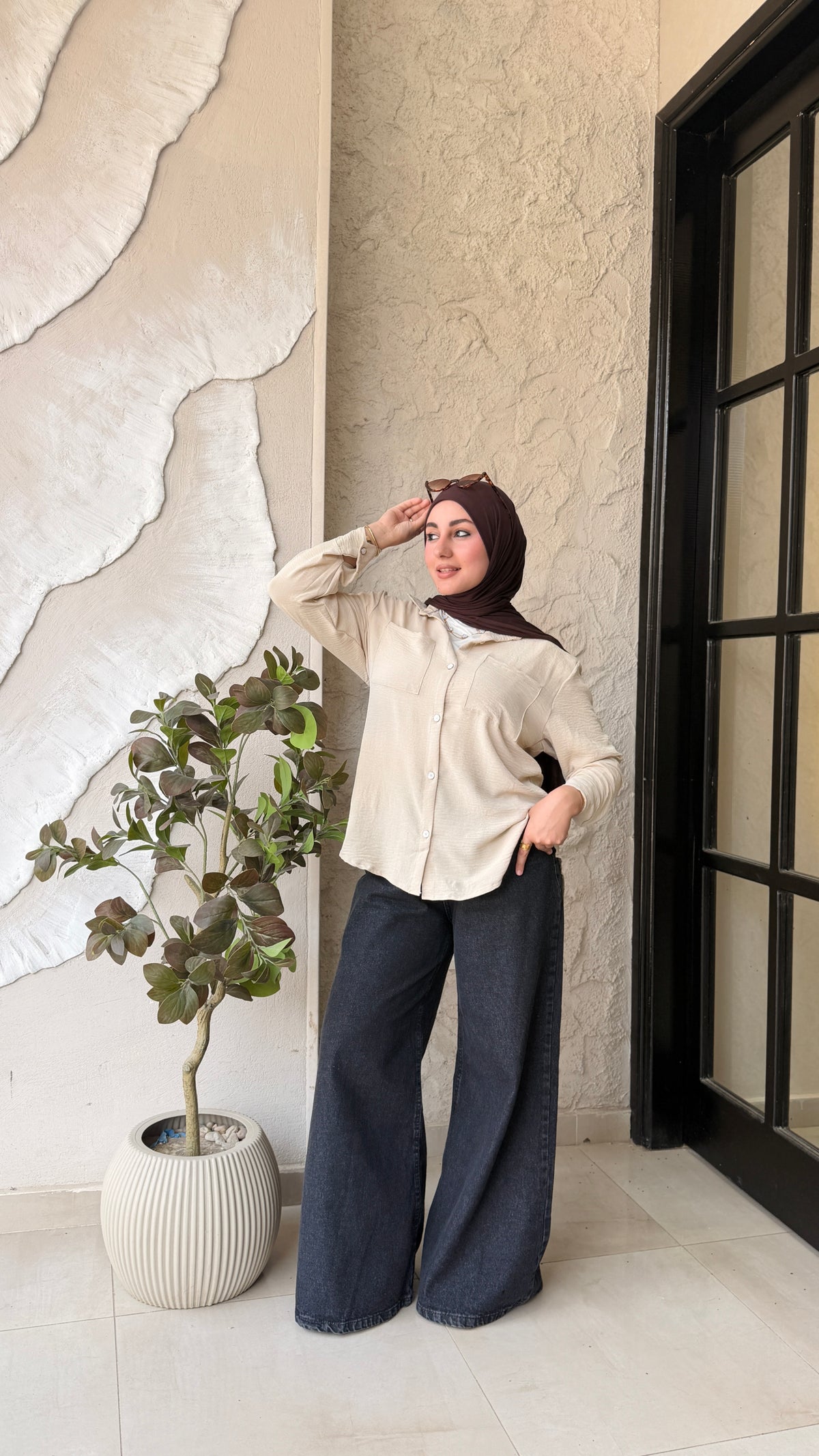 Basic Pocket Shirt - Beige (BPC01)