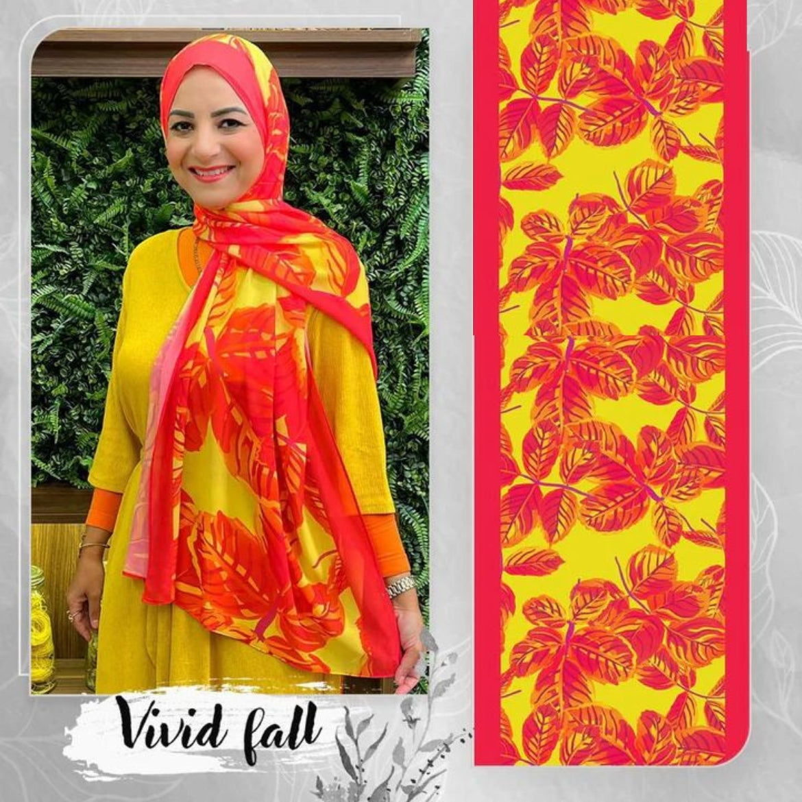 Patterned Chiffon Veil No. 165