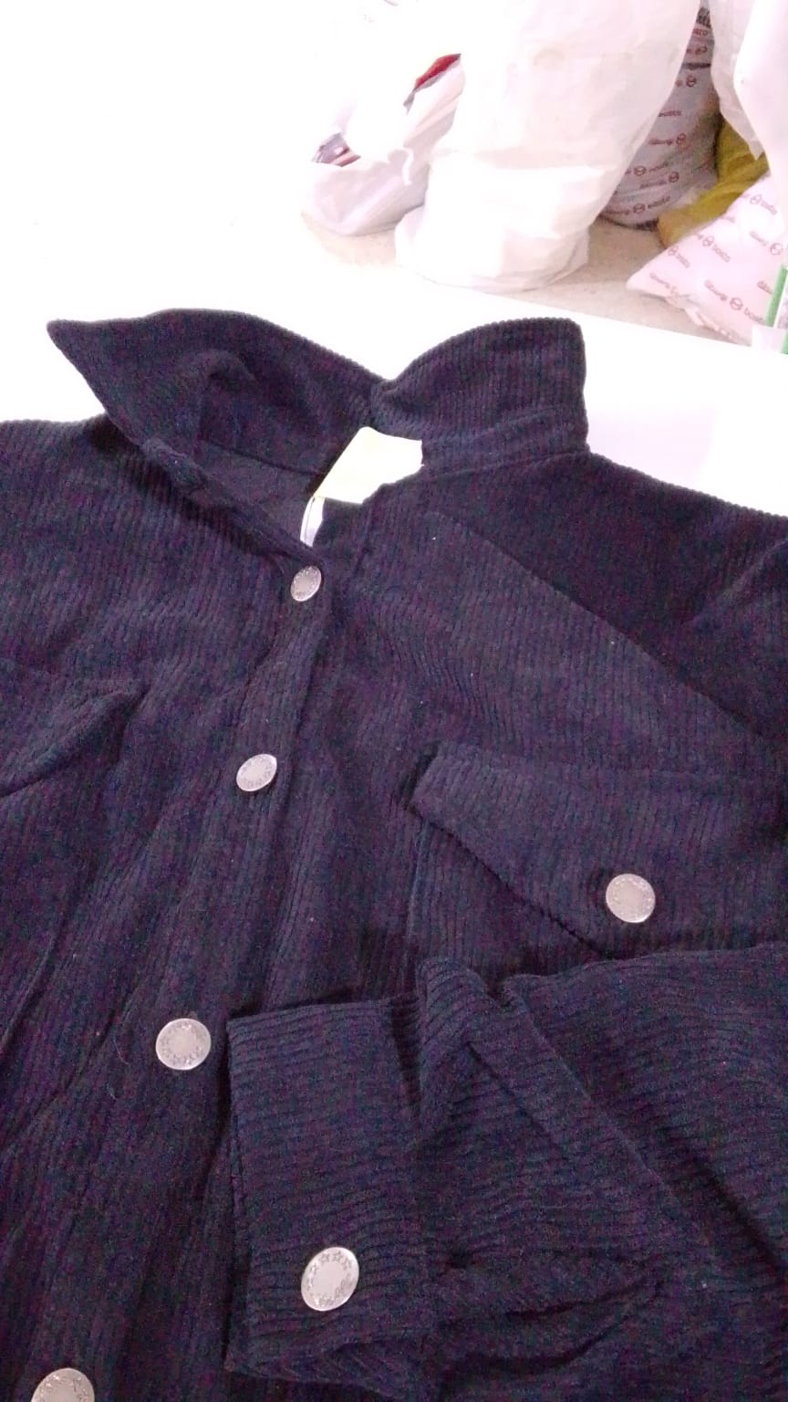 Corduroy Suit- Black (Cor-25)