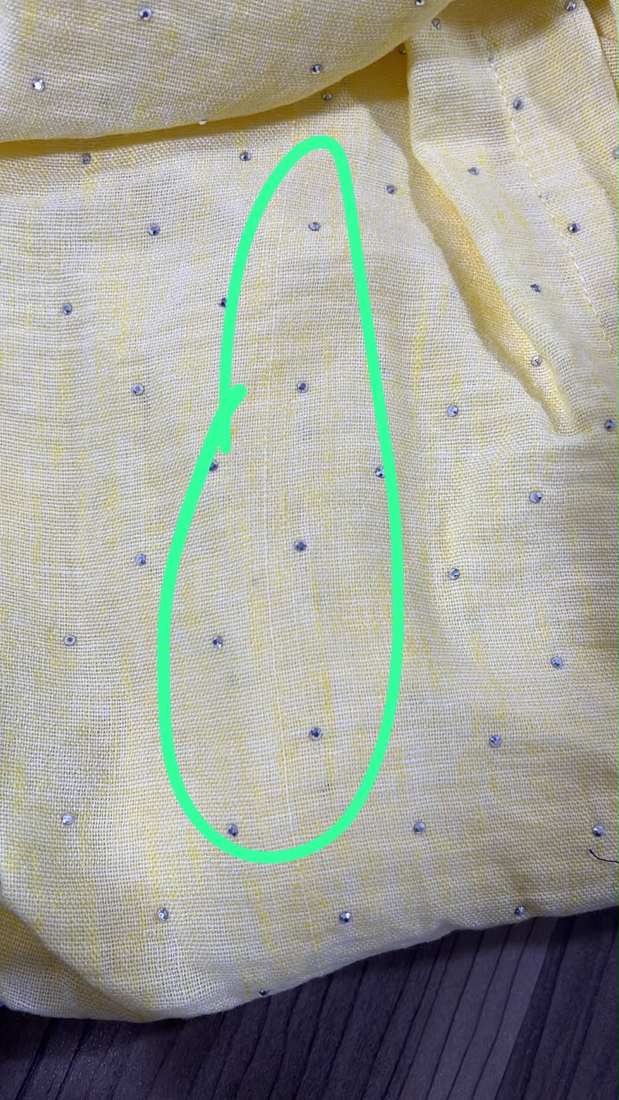 Strass Linen Shirt - Yellow (SLY05)