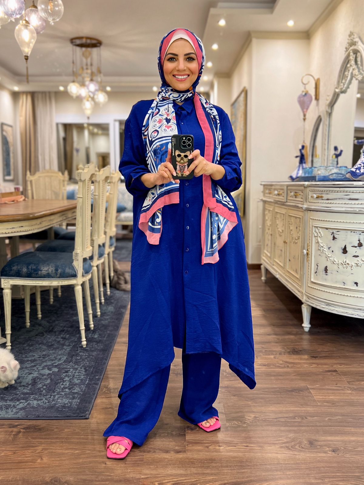Summer full set suit - Royal blue (PLR01)