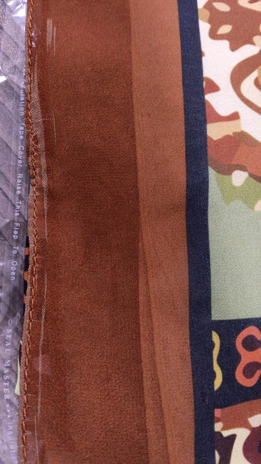Patterned Chiffon Veil - (Out-TO05)