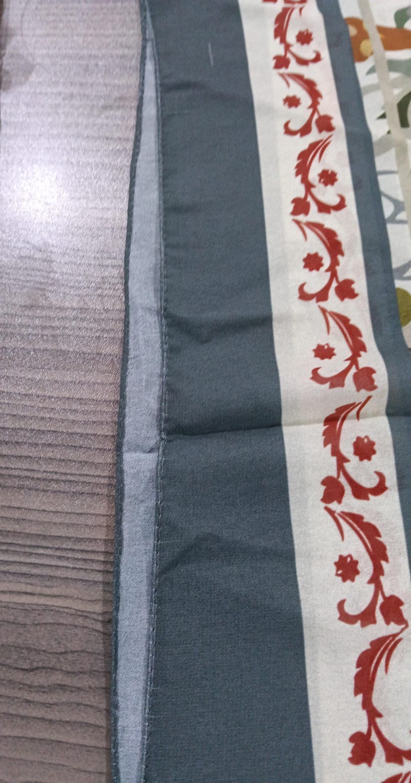 Patterned Chiffon Veil - (Out-PYL04)