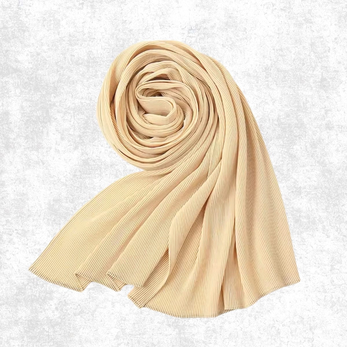 Kuwaiti Lycra Veil  - Beige 