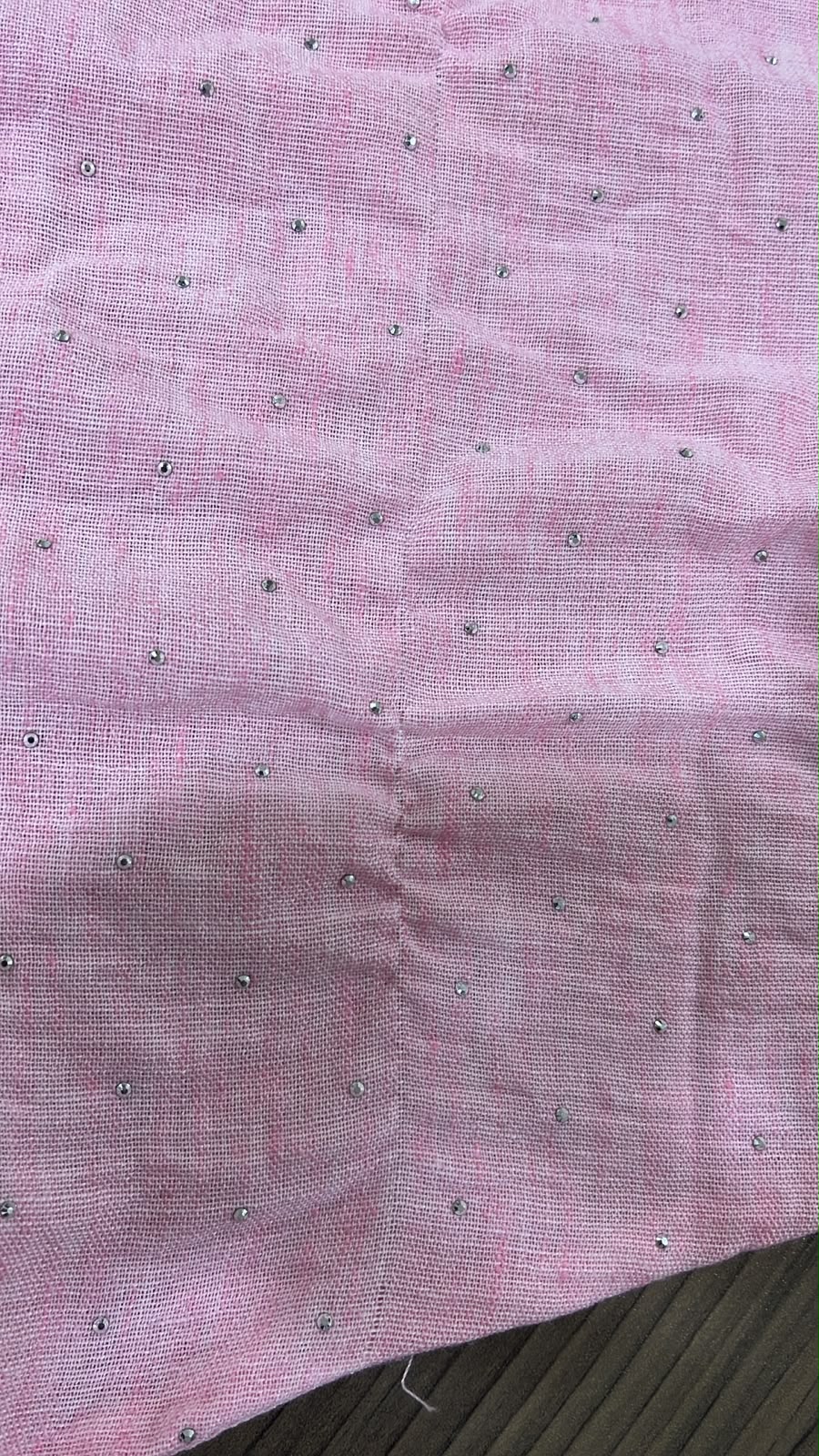Strass Linen Shirt - Pink (SLP04)
