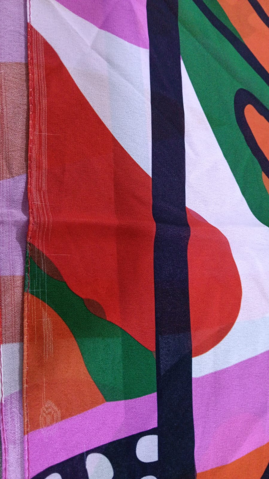Patterned Chiffon Veil - (Out-GOP07)