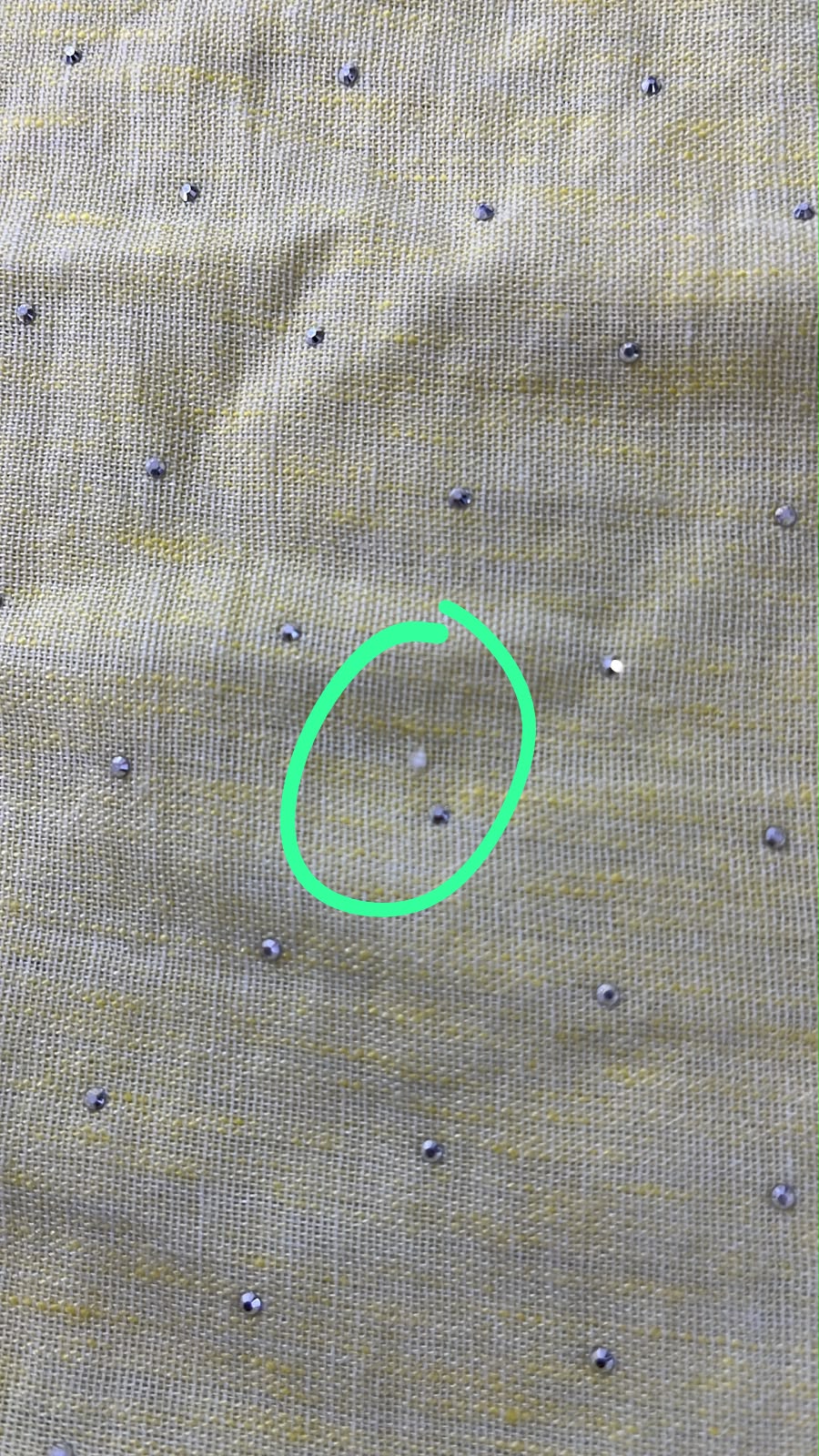 Strass Linen Shirt -Yellow (SLY01)