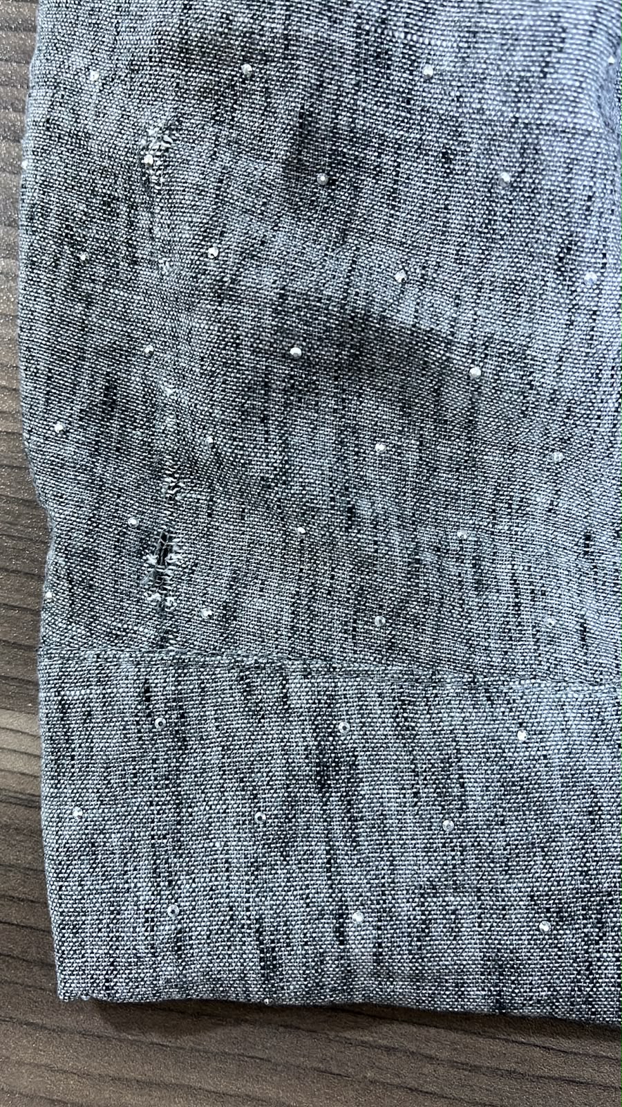 Strass Linen Shirt - Gray (SLG01)