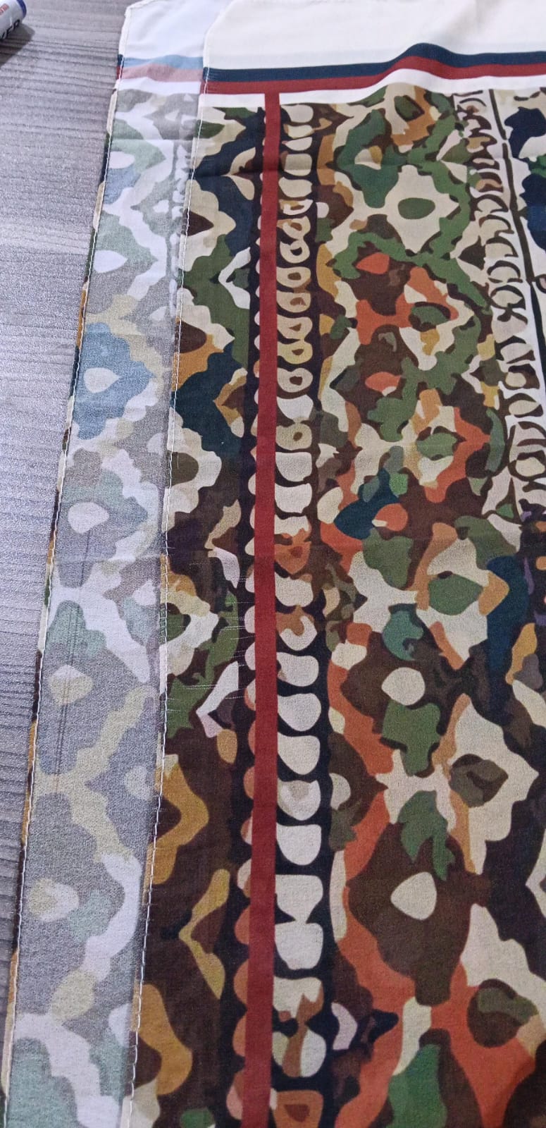 Patterned Chiffon Veil - (Out-TAU01)