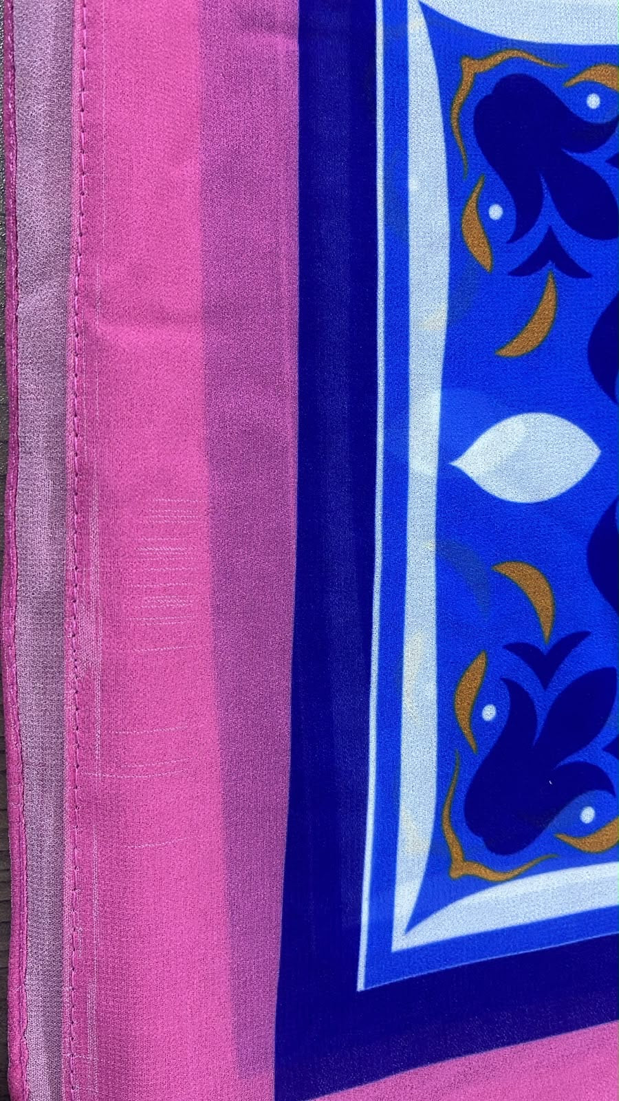 Patterned Chiffon Veil - (Out-PIR03)