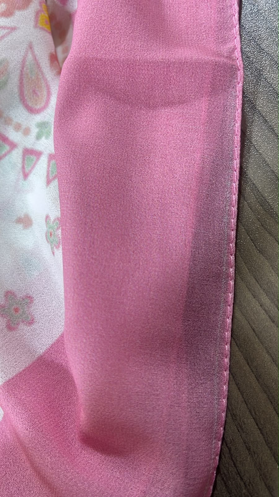 Patterned Chiffon Veil - (Out-PIN01)
