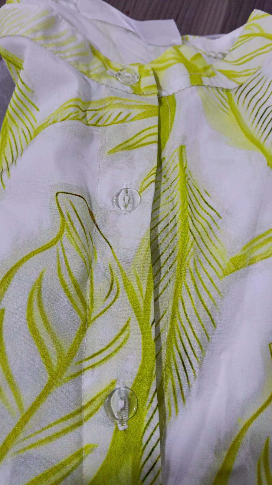 Soft Printed Dress - Lime (SOF03)