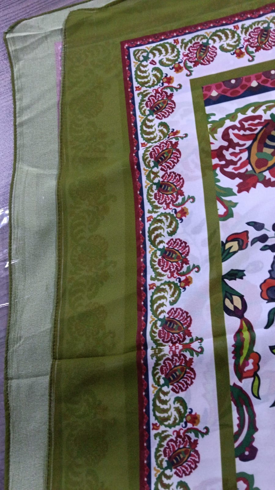 Patterned Chiffon Veil - (Out-PST07)