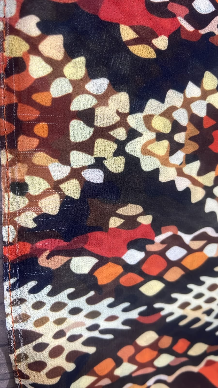 Patterned Chiffon Veil - (Out-OR02)