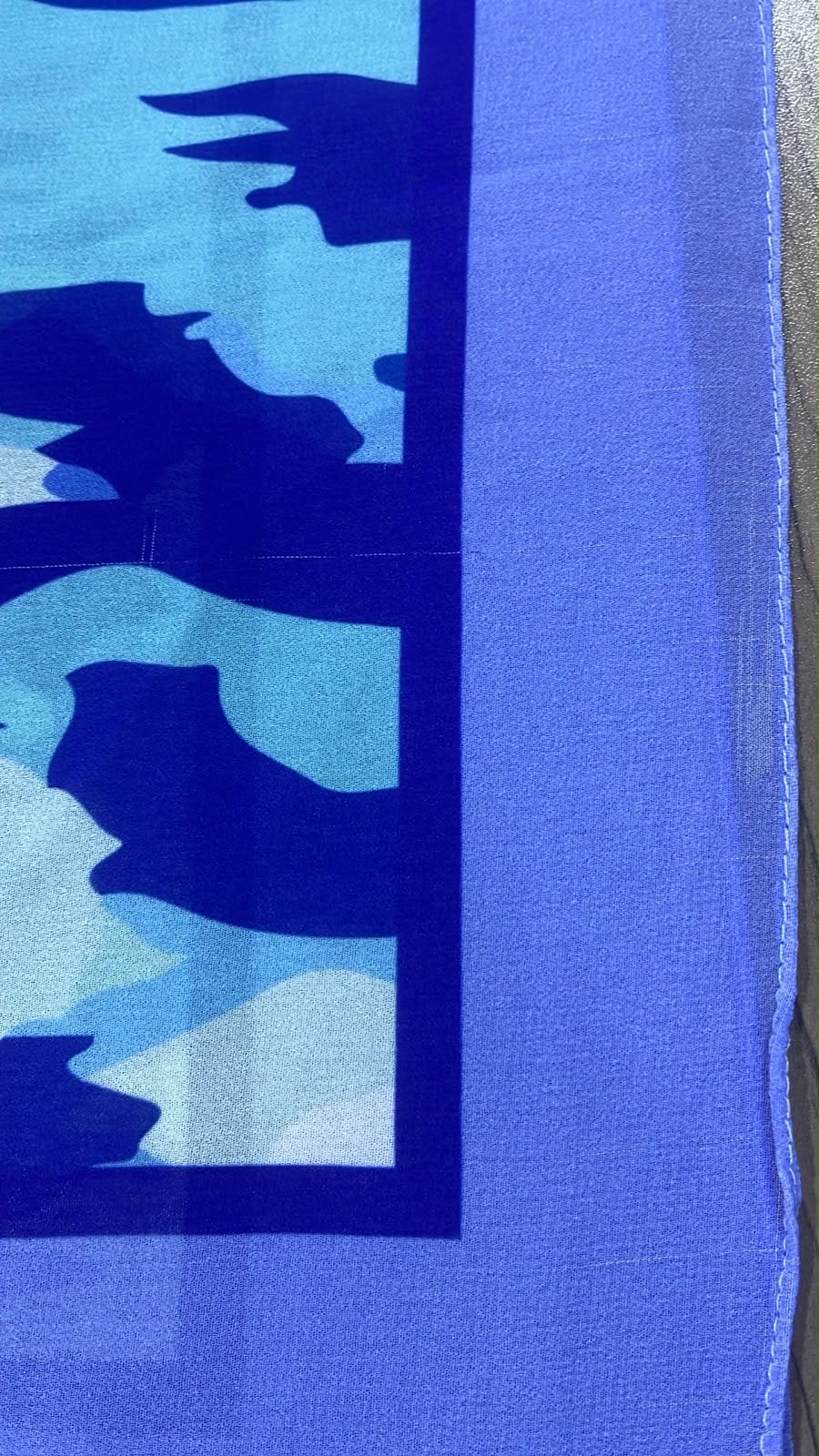 Patterned Chiffon Veil - (Out-BB05)