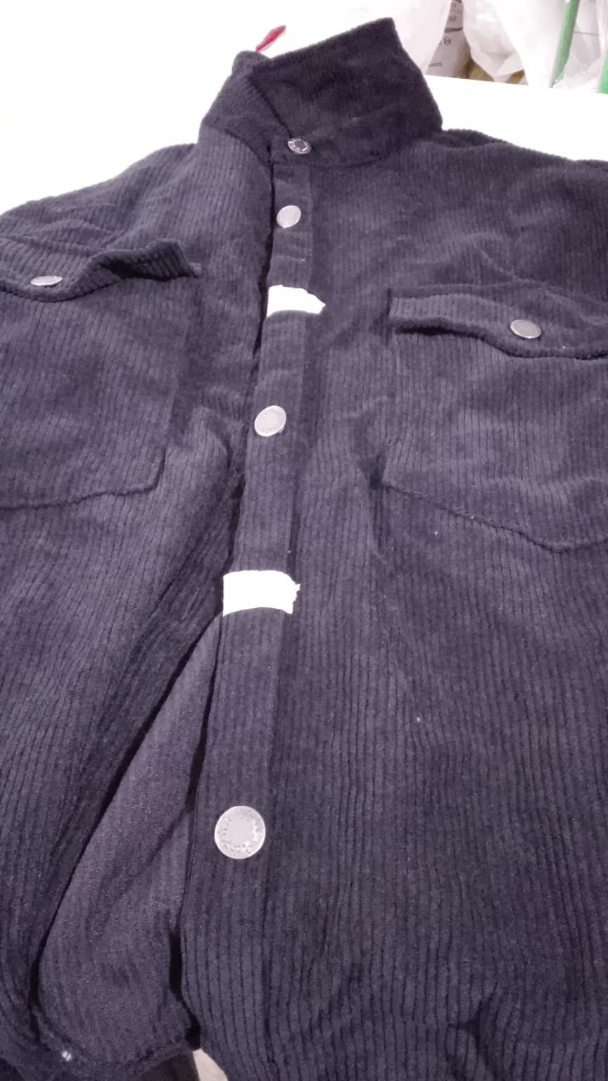 Corduroy Suit- Black (Cor-22)
