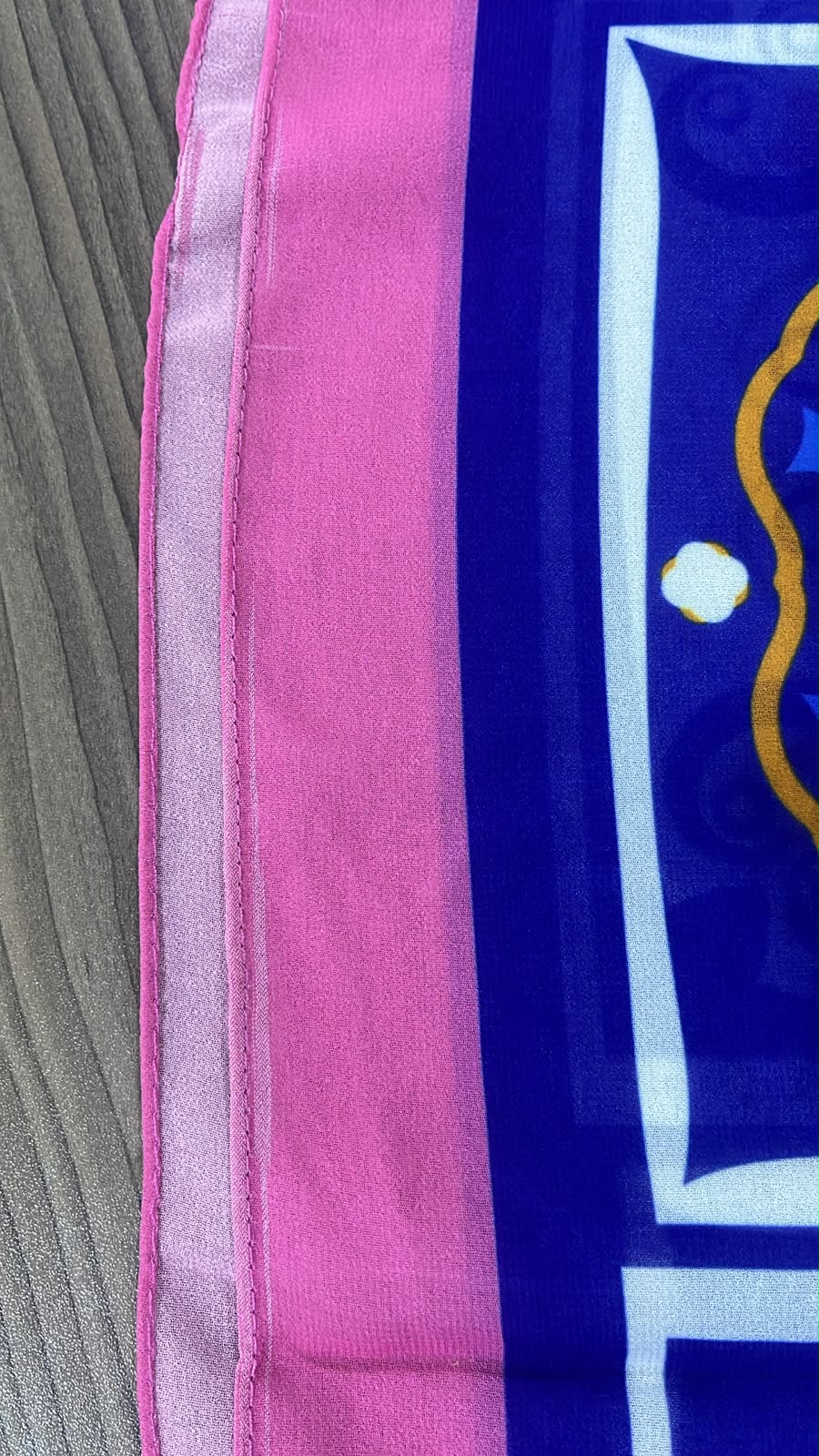 Patterned Chiffon Veil - (Out-PIR09)