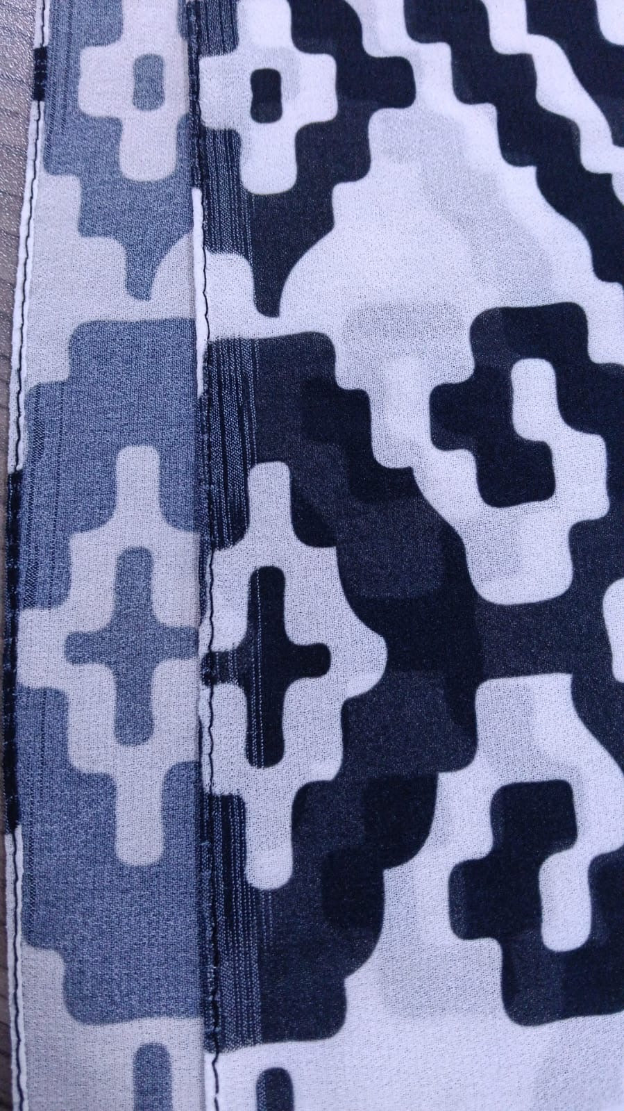 Patterned Chiffon Veil - (Out-OFG04)