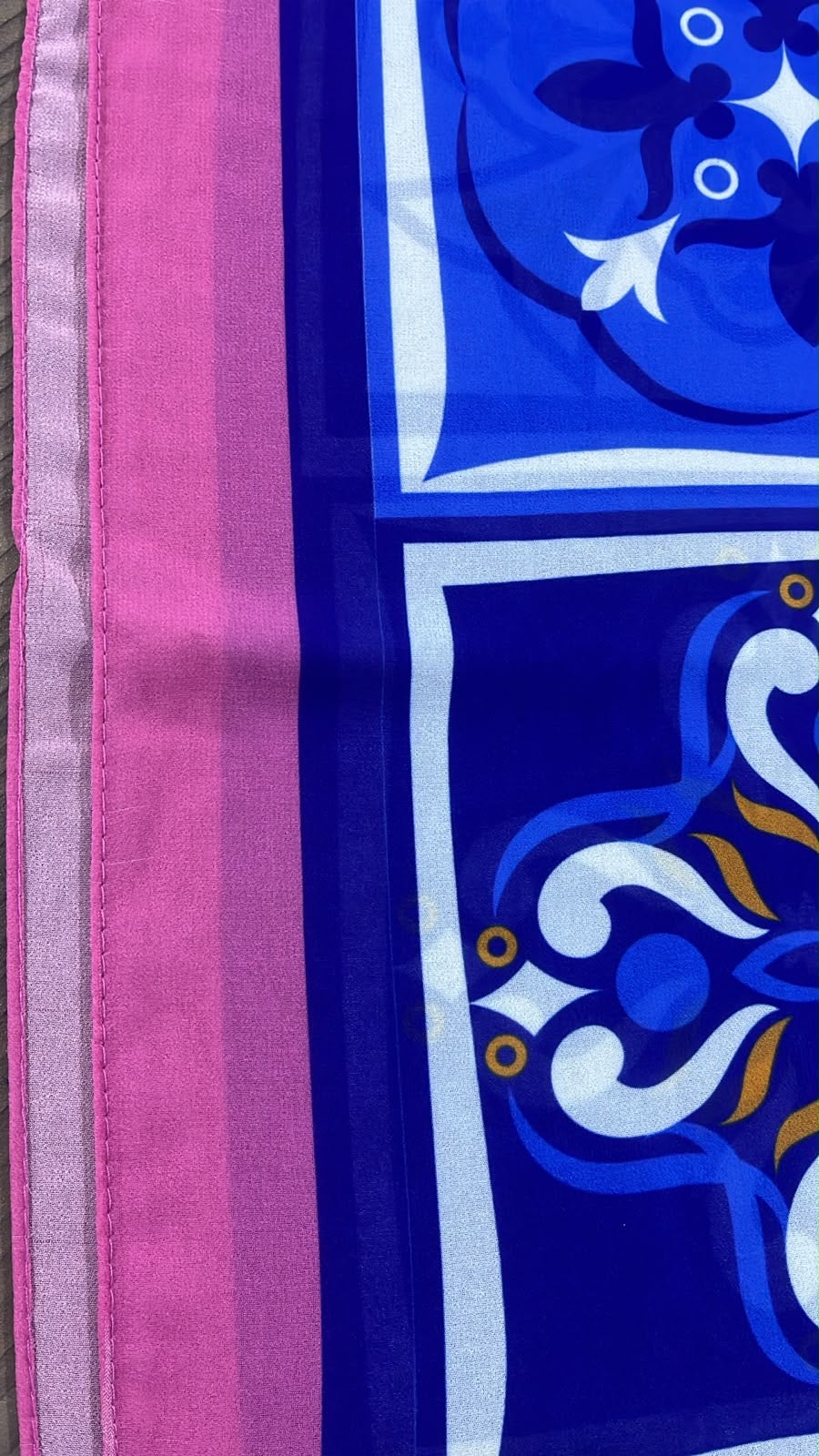 Patterned Chiffon Veil - (Out-PIR01)