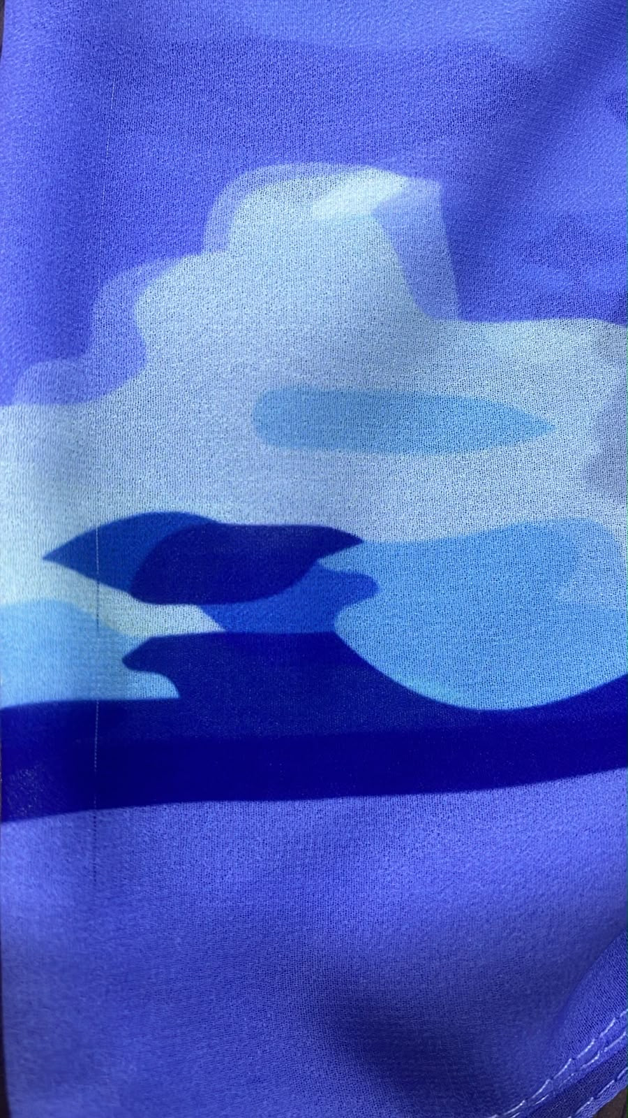 Ptterned Chiffon Veil - (Out-BB6)