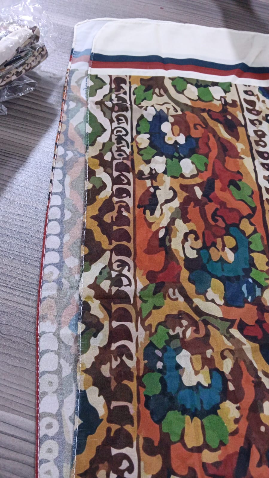 Patterned Chiffon Veil - (Out-TAU07)