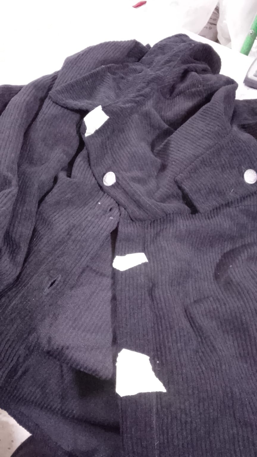 Corduroy Suit- Black (Cor-23)