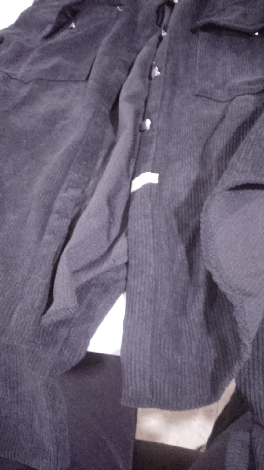 Corduroy Suit- Black (Cor-29)