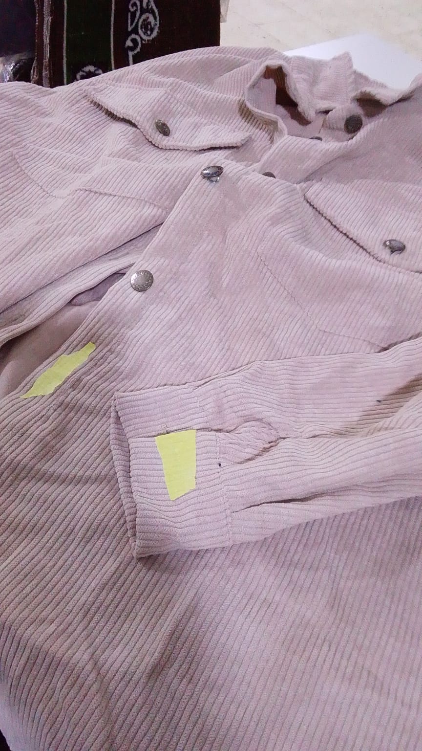 Over-sized Corduroy Shirt- Beige (Cor-03)