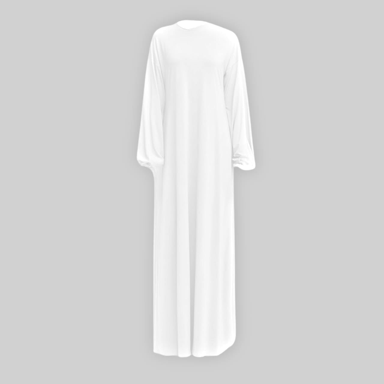 Basic A-line Dress White