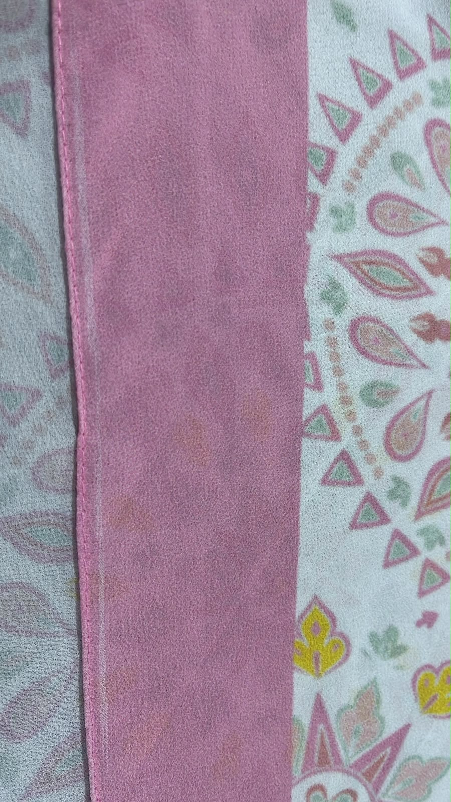 Patterned Chiffon Veil - ( Out-PIN02)