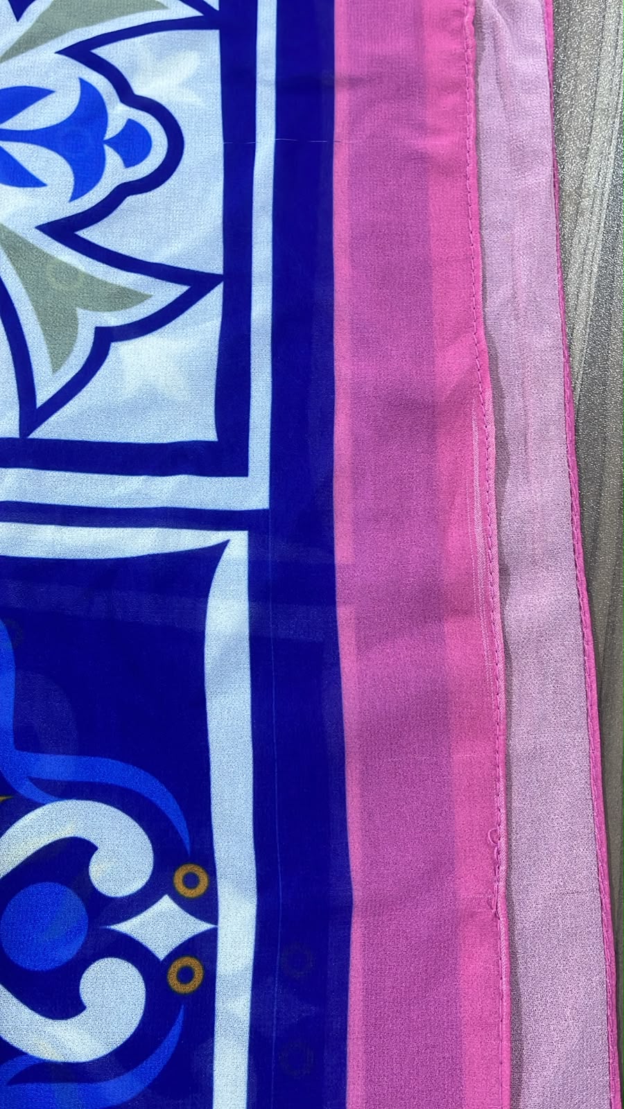 Patterned Chiffon Veil - (Out-PIR06)