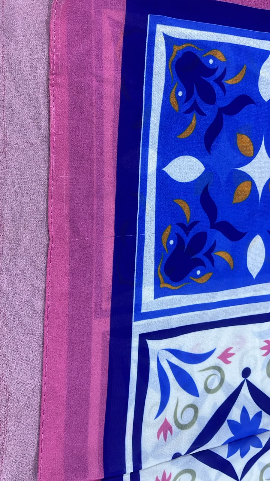 Patterned Chiffon Veil - (Out-PIR08)
